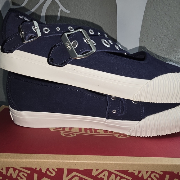 Vans Mary Jane Straps Metal Parisian Night Womens Sz 11 Box - Picture 6 of 8